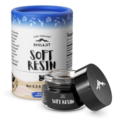 Pure Shilajit from Himalaya, Soft Resin, Extremely Potent, Natural Fulvic Acid