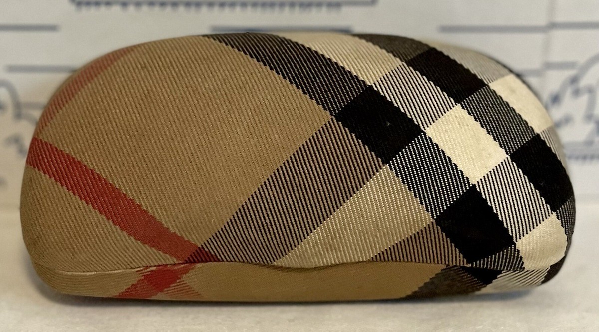 Burberry Nova Check Eyeglasses/Sunglasses Clam Shell Hard Case Authentic BURBERRY Hard Clamshell Eyeglass Case For Glasses Nova Check  main image 4