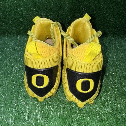 Nike CJ Elite 2 TD Football Cleats Oregon Ducks Issued Yellow Size 9.5 Sample - Picture 3 of 7