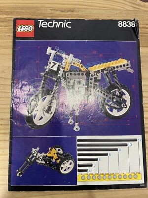 Vintage Lego 8838 Technic Instruction Manual 1991
