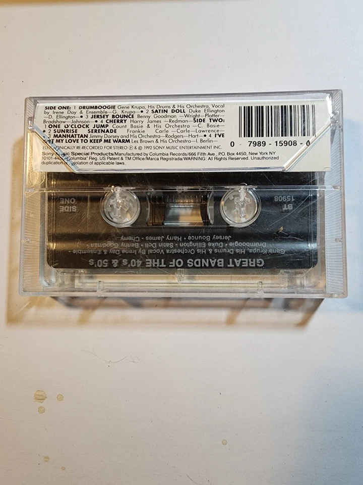 Great bands of the 40's & 50's Sony Music BT 15908 VG+/EX CS9 - Image 2 of 2