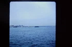 Vintage Stereo view Slide Kodachrome 1955 New York Harbor Ships Jersey City