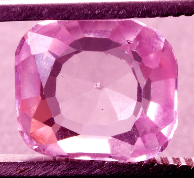 13.10 Cts GGL Certified. Cushion Shape Natural Pink Kunzite Gemstone