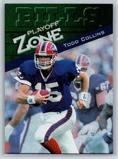 1997 Playoff Zone Todd Collins Buffalo Bills #83