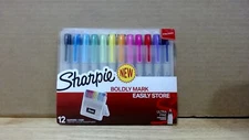 Sharpie Permanent Markers with Storage Case, Ultra Fine Point, Vibrant Colors