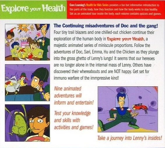 Health for Kids Series: Explore Your Health (CD, 2003) Win/Mac -NEW CD in SLEEVE - Image 3 of 3