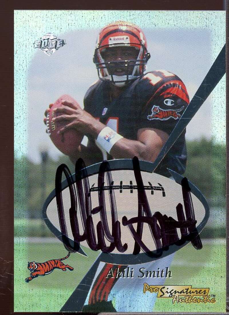 Akili Smith Rookie 1999 Collectors Edge First Place Pro Signature Authentic #31 