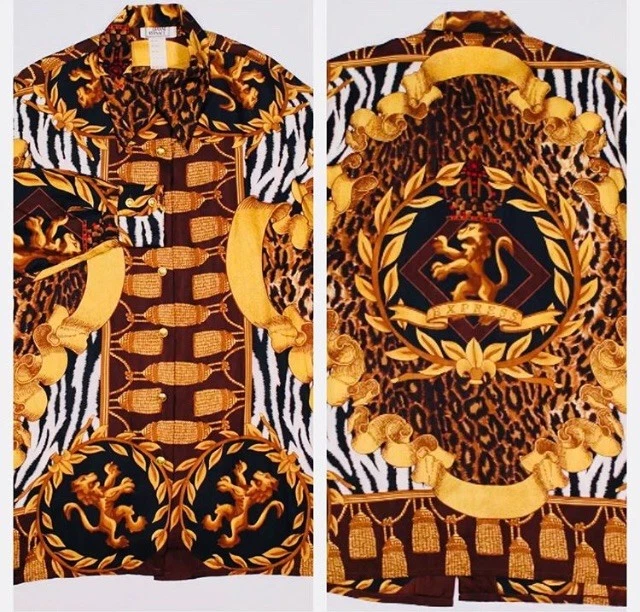 Versace lion cheap shirt