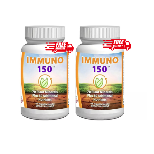 Pack Of 2 IMMUNO 150 THE ULTIMATE MULTI VITAMIN, IMMUNE BOOSTER - 150 CAPSULES E