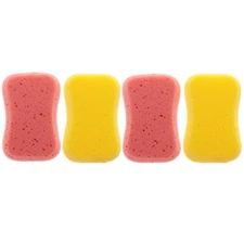 4PCS Shower Bath Brushes Sponge Skin-Friendly Sponges Scrubbers Bathing Tools