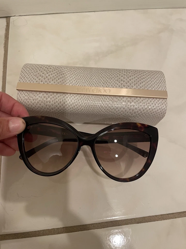 Gafas de sol Jimmy Choo SINNIE/G/S 0086 para mujer Habana con marco de plástico Foto 3 de 4