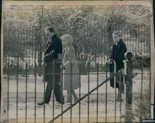 1972 Independence Missouri Bess Truman Margaret Truman Wirephoto 7X9