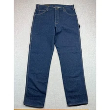 Dickies Carpenter Jeans Men 36x36 Relaxed Fit Blue Denim Utility Workwear NEW