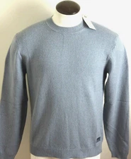 OOBE Brand Men's Samson Crew Neck Cashmere Sweater Light Blue NWT Ships Free