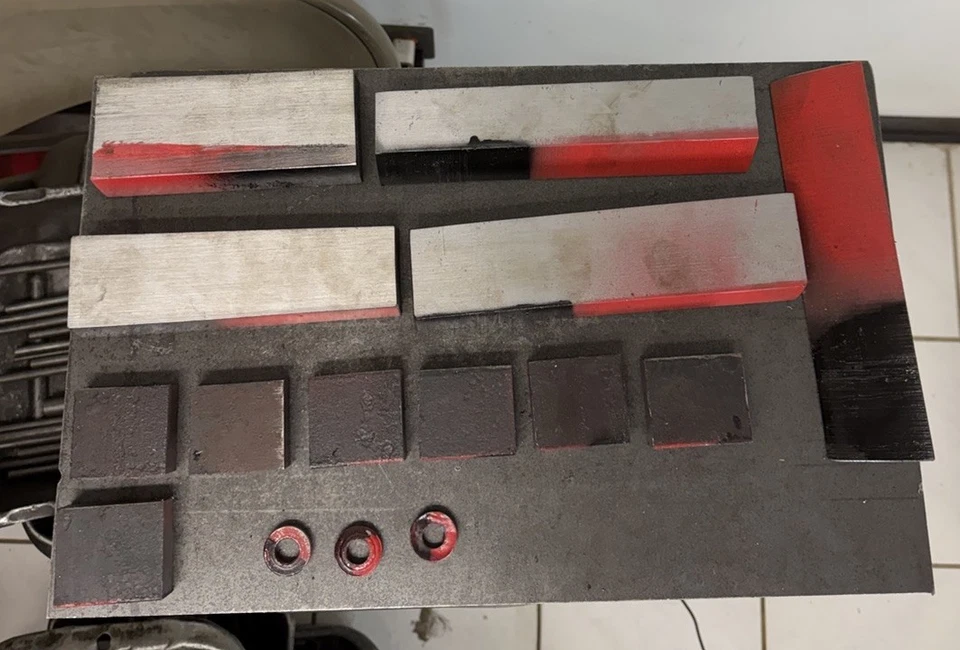 Lote de barras de acero de aleación 4140 - Piezas redondas/planas/cortadas - 15 piezas - 29,65 libras Foto 3 de 4