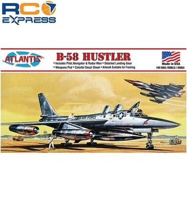Atlantis Models 1/93 Convair B-58 Hustler Jet Plastic Model Kit AANH252
