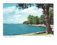 Minnesota rippling waters of a Minnesota lake vintage postcard unposted