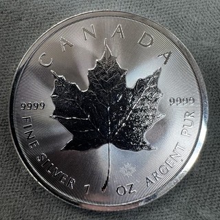 Canada RCM 2023 Silver Maple Leaf 1oz .9999 Silver Coin UNC Last Year Of Queen