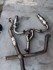 Invidia Q300 Catback Exhaust Ti Tips For 2011-14 Subaru Wrxsti Dowpipe