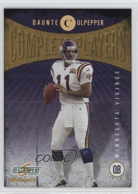 2001 Score Select Complete Players 502/550 Daunte Culpepper #CP-4 z6b