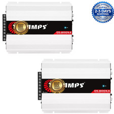 2x Taramps DS800x4 2 Ohm 4 Channel Amplifier 800W RMS Car Audio