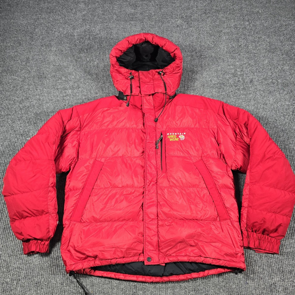 Mountain Hardwear Jacket Mens XL Red Down Conduit SL Hooded