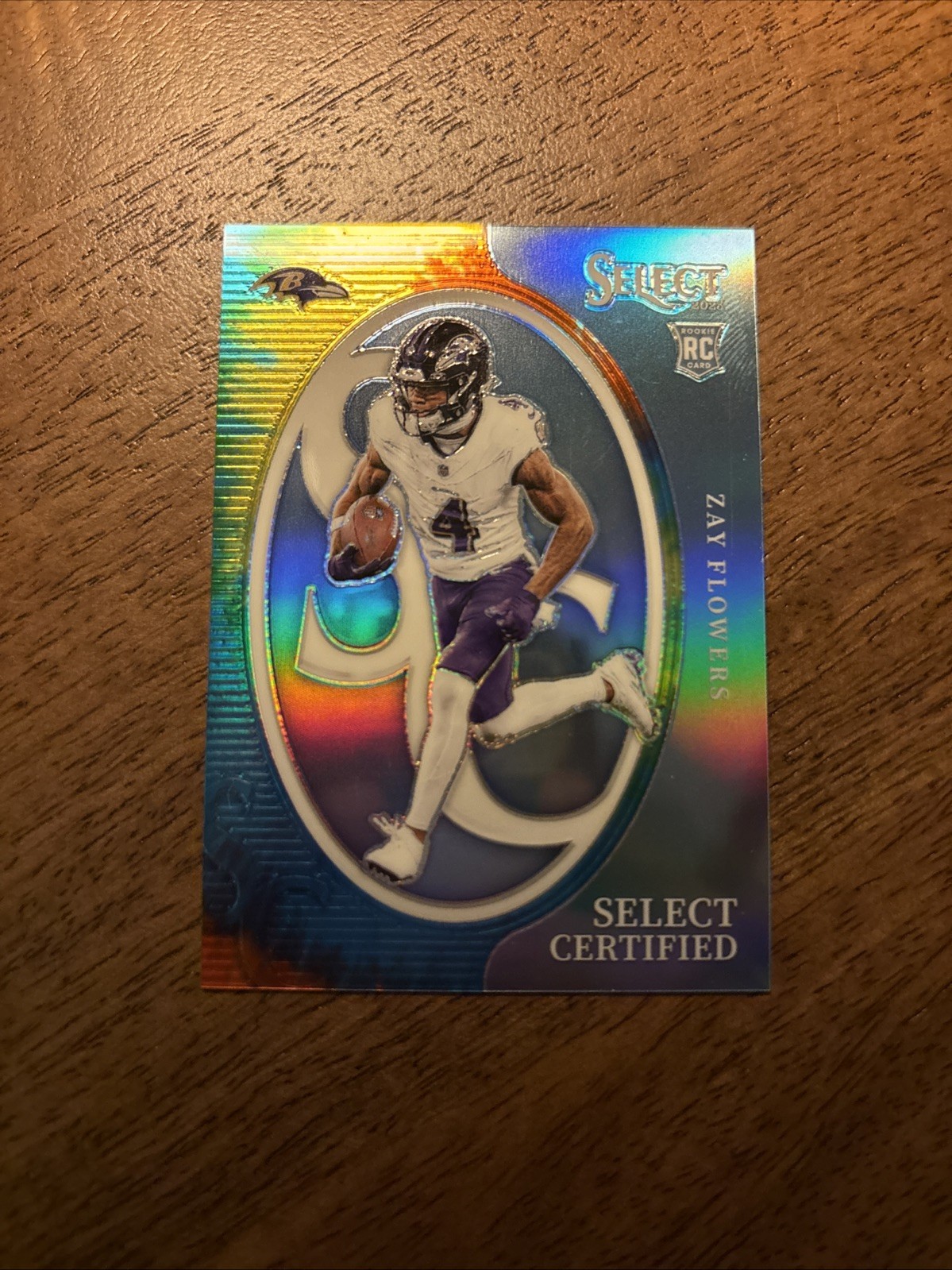 2023 Select - Select Certified Rookies Zay Flowers CRO-ZFL (RC) Tie Dye /25