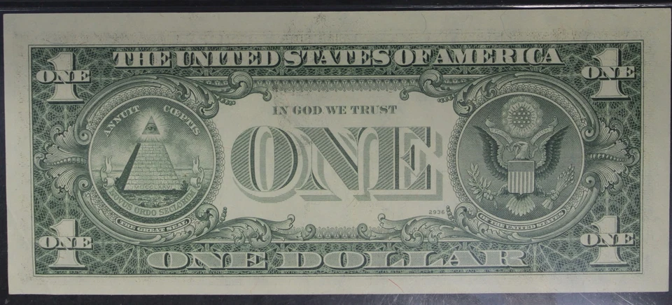 1977A 58PPQ Federal Reserve Boston 1$ Note, SN A99557788C, Fancy Serial - Image 2 of 4