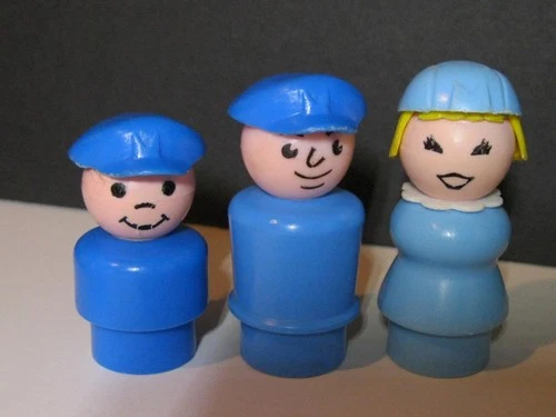 1988 FISHER PRICE Little People FISHER PRICE AIRPORT JETPORT 2502 VINTAGE PILOT