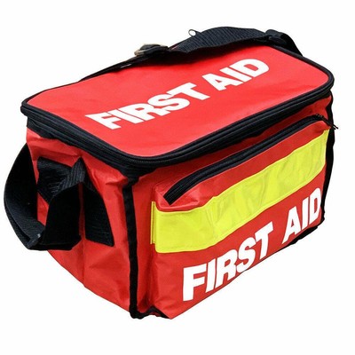 Roter Haversack Notfall Erste Hilfe Tasche - leer