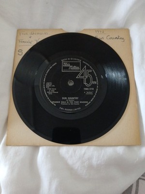 FRANKIE VALLI FOUR SEASONS YOU'RE A SONG THAT I CAN'T SING SUN COUNTRY 7'' VINYL