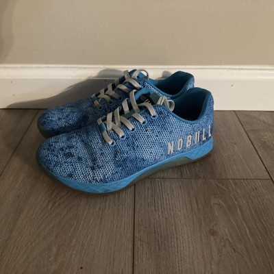 NOBULL Unisex Brooke Ence Artwork Trainers Athletic Blue Sneakers  W 9.0/ M 7.5