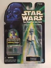 Hasbro Star Wars Power of the Force Greedo Action Figure with Commtech Chip