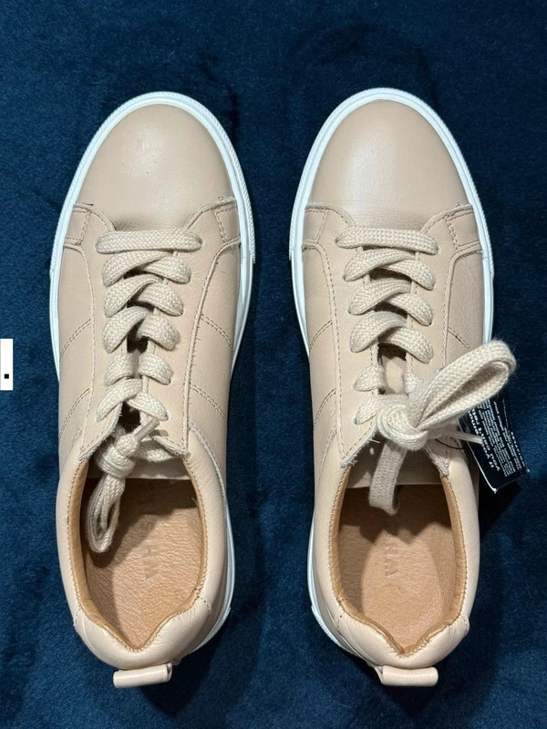 Whistles Koki Lace Up Low Top Leather Trainers, size 5 RRP £109 - Image 2 of 4