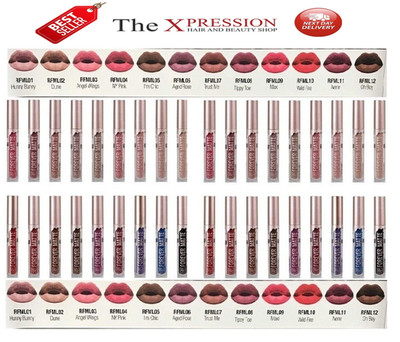 Ruby Kisses Forever matter flüssiger Lippenstift alle Farben langlebig am nächsten Tag UK