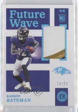2021 Panini Encased Future Wave Materials Sapphire 24/50 Rashod Bateman 0g70