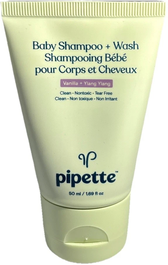 Pipette Baby Shampoo + Wash, Vanilla + Ylang Ylang, 1.69oz -TRAVEL SIZE-SHIP24HR
Opens in a new wind