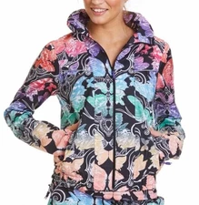 Odd Molly Sz 3 (US L) Lightweight Sport Jacket Full Zip Side Pockets Long Sleeve