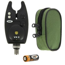 NGT VX2 Bite Alarm with Volume & Tone Control + Battery + Case. Carp & Coarse