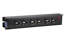 High-Performance Small Portable Power Rack with 6 Way Edison Output Box