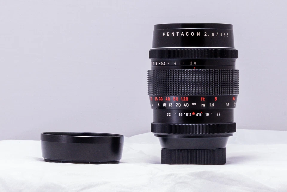 Pentacon 135mm f2.8 (Meyer Optik Gorlitz Orestor) m42 mount preset 15 blades! - Image 4 of 4