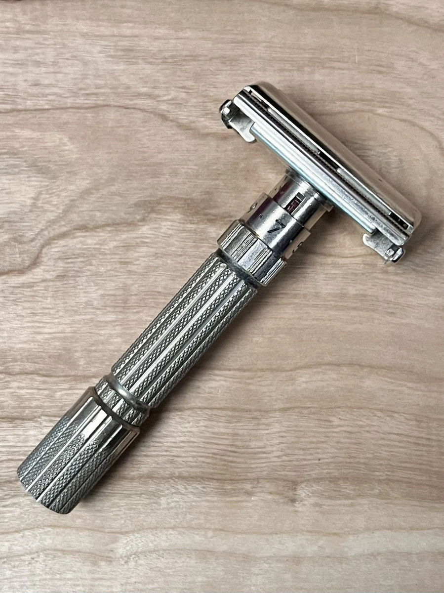h*e様 【1960年製 ヴィンテージ 希少】ジレット FATBOY F2 TT 1960 F1 Gillette Fatboy TTO Adjustable Double Edge Razor | Rhodium