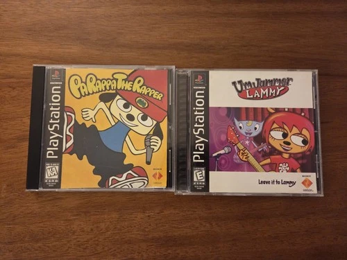 *READ* Parappa The Rapper and Um Jammer Lammy PS1 PSX Lot [TESTED]
