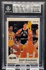 1984-85 Star NBA Basketball Card ~ Mark McNamara #70 ~ BGS Authentic Graded Pop1