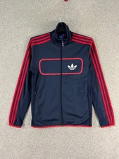 ADIDAS Jacket Mens Medium Blue Originals Track Firebird Trefoil SST Retro Casual