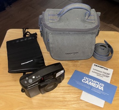 Olympus SuperZoom 700BF 35mm Film Point & Shoot Zoom 38-70mm Camera TESTED Works
