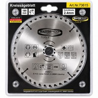 Masterproof KreissäGeblatt 180 X 30 Mm 40 ZäHne Hartmetall Holz SäGeblatt 73615