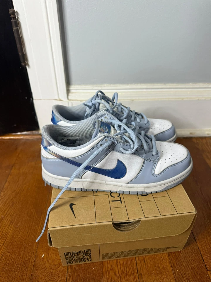 Nike Dunk Low Next Nature (GS) Zapatos Niños Grandes Talla 5.5Y Azul Susurro FJ4668-400 Foto 2 de 4