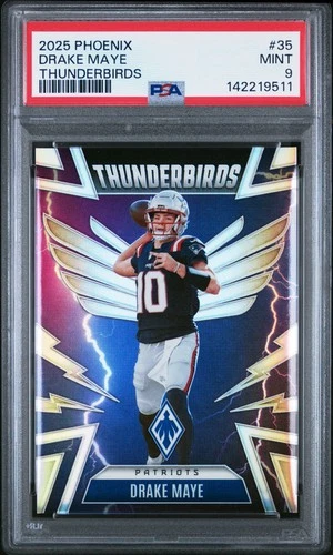 2025 PANINI PHOENIX THUNDERBIRDS #35 DRAKE MAYE PSA 9