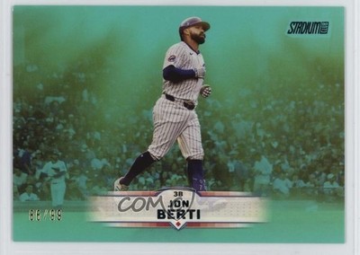 2025 Topps Stadium Club Turquoise Foil 86/99 Jon Berti #44 06gy